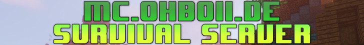 [ohboii] Survival Server (Freebuild) banner