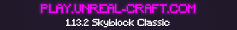 UnrealCraft Network banner