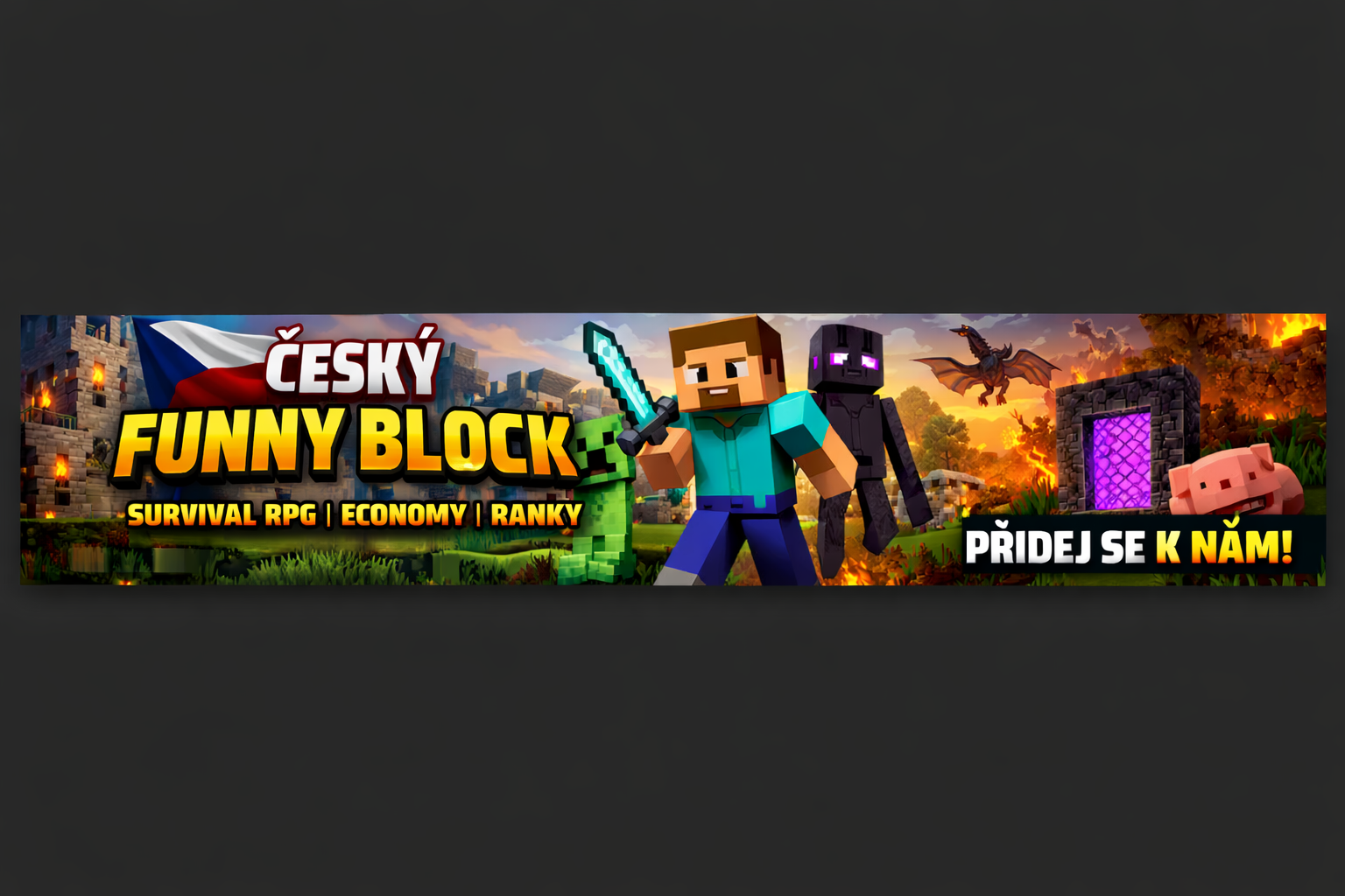 ⚔️ FunnyBlock - Epic hard survival + RPG! banner