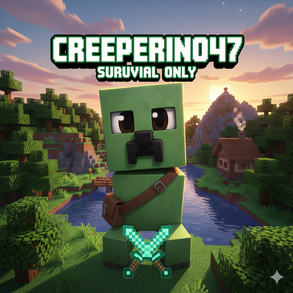 Creeperino47 – A server where even Creepers are respected! thumbnail
