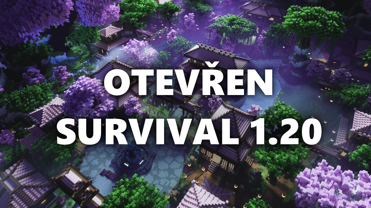 Minecord.cz ☃️ Otevřen Survival 1.20 thumbnail