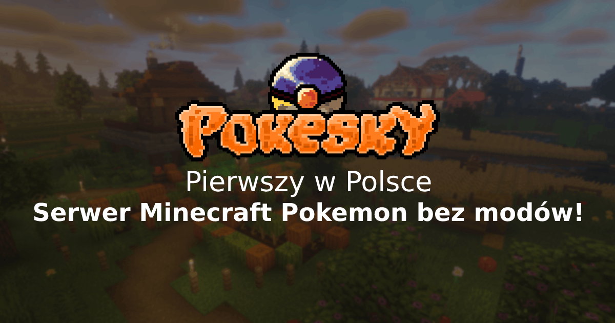 PokeSky - Minecraft Pokemon bez modów thumbnail