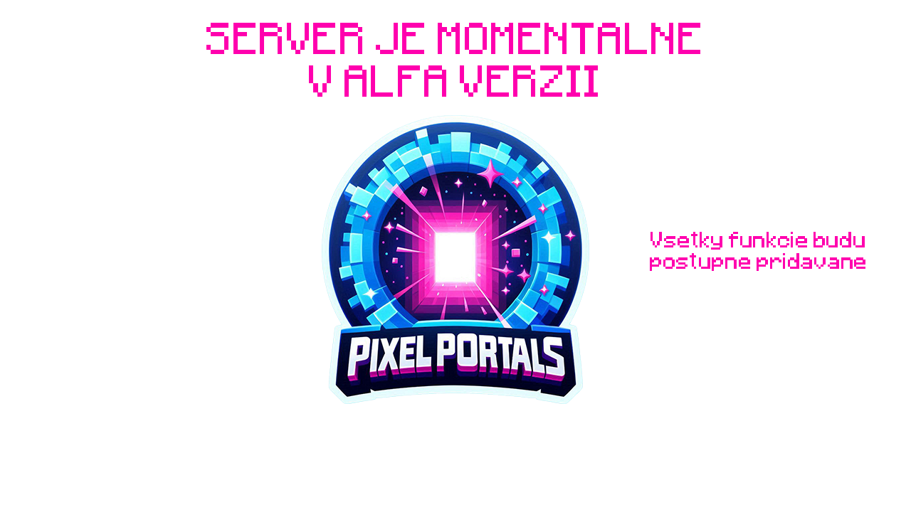 🎮PixelPortals🎮 - ALPHA TEST - Nábory thumbnail