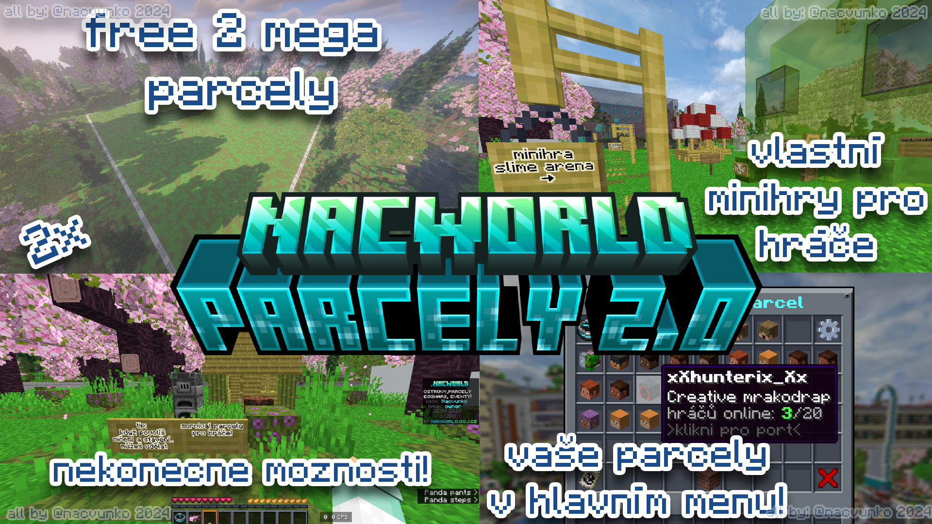 Nacworld - Eggwars, Housing Parcely, Survival Ostrovy thumbnail