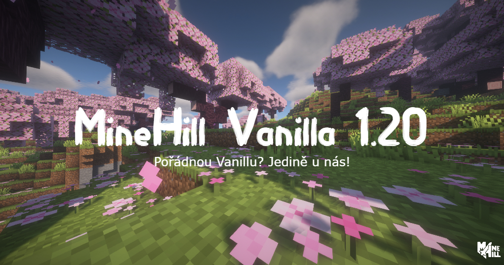 ❤️ MineHill.cz Vanilla [1.20 +] thumbnail