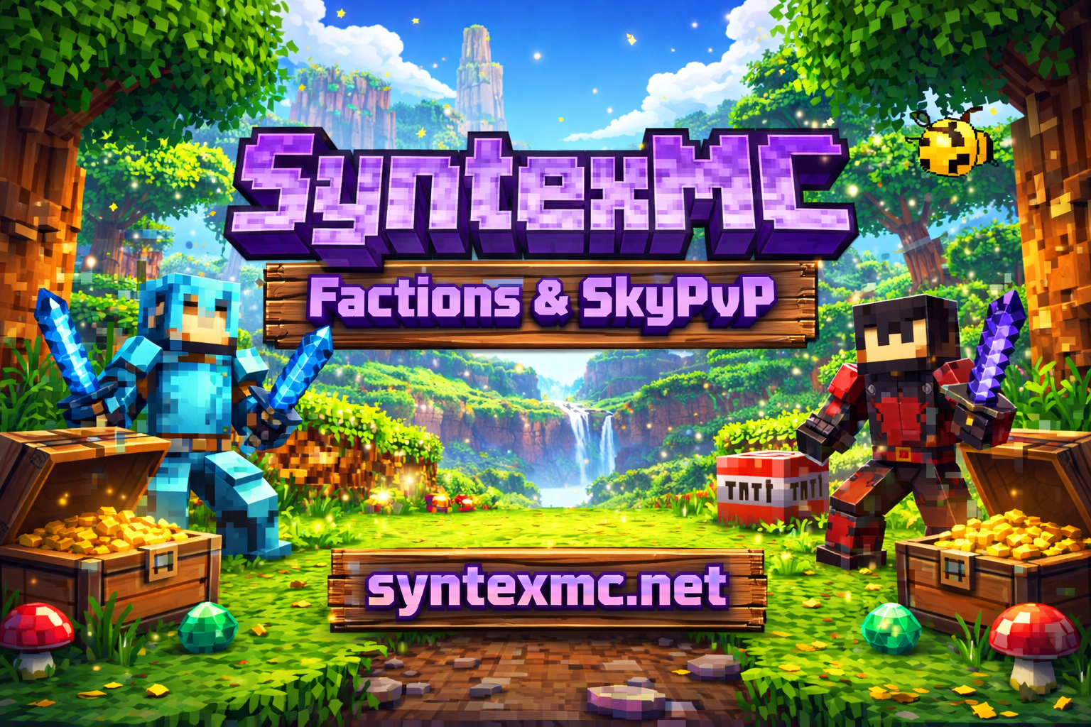 SyntexMC.Net | Factions | SkyPvP and much more! thumbnail