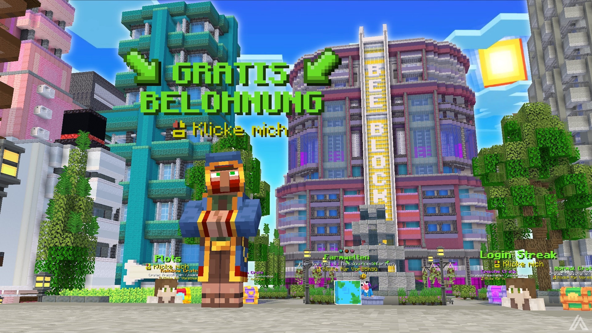 BEEBLOCKS.NET ⭐ #1 SPECIAL CITYBUILD ❤️ thumbnail