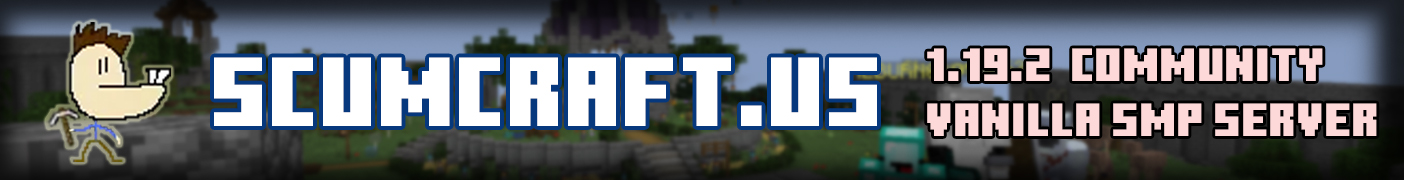 ScumCraft - Community Survival banner