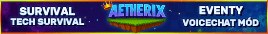 Aetherix.eu [1.21.10.+] | NEW: /freevip  | VOICE CHAT | DUNGEONS | AND MORE... banner