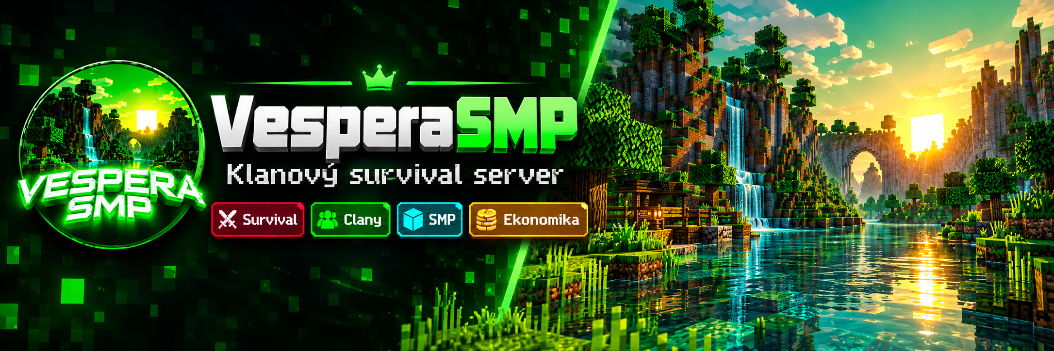 Vespera SMP | A Unique System of Clans, Economy, and Skills banner