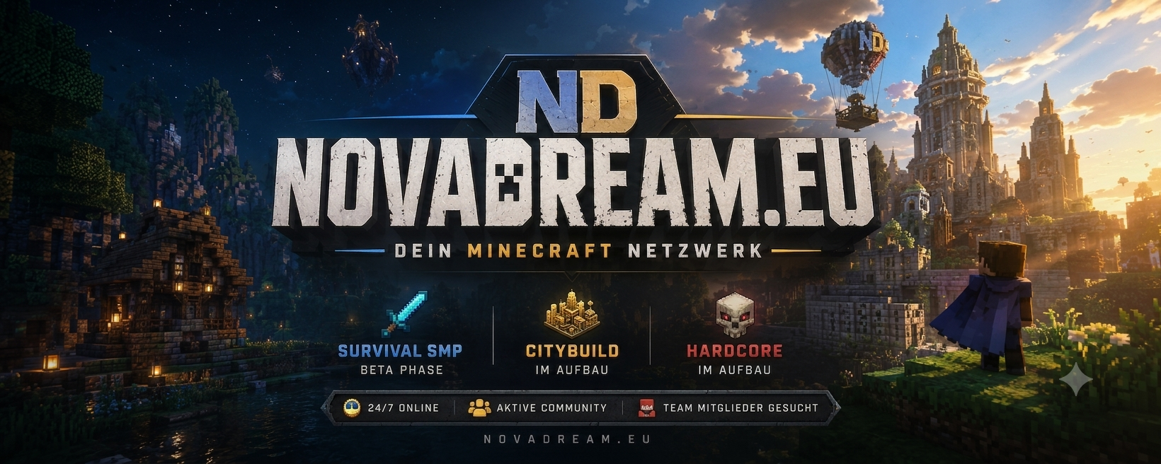 NovaDream.eu | Beta banner