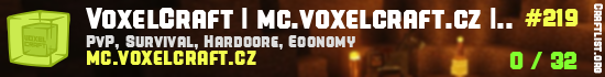 VoxelCraft | mc.voxelcraft.cz | 1.16 – 1.19 (Java, Bedrock)